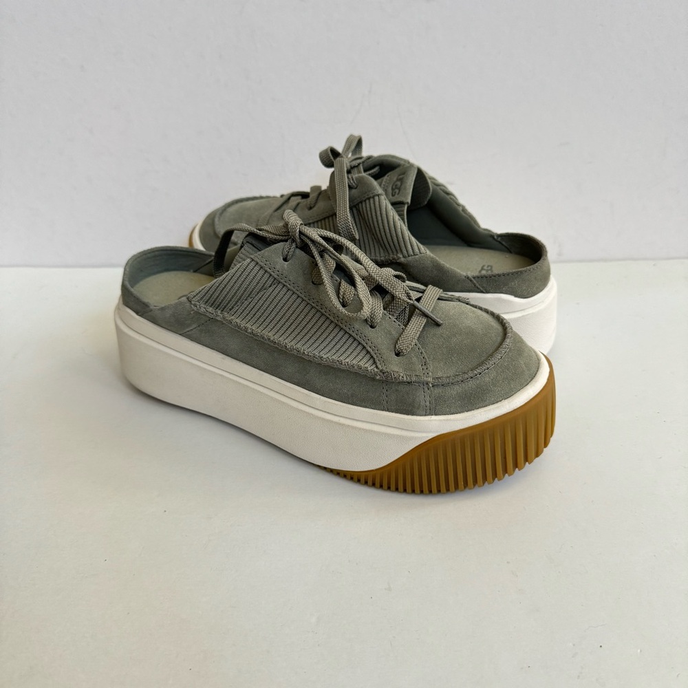 UGG EZ-DUZZIT MULE SHADED CLOVER PLATFORM SNEAKER SHOES